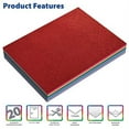 thumbnail image 3 of 20 Pack Glitter Foam Sheets with Adhesive Backing, 9 x 12 Inch, by Better Office Products, Assorted 20 Colors, for Arts and Crafts, 20 Adhesive Backed Sheets, 3 of 6