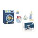thumbnail image 1 of Casa de juegos para niños Yuxing Electrodomésticos juguetes de cocina simulación dispensador de agua refrigerador olla arrocera lavadora azul, 1 of 5
