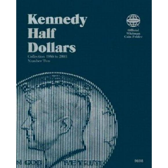 1986-2003 JFK KENNEDY HALF DOLLAR Whitman No 9698 ALBUM, FOLDER, HOLDER #19/120
