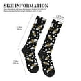 thumbnail image 2 of Compression Socks For Women And Men - Honey Bees At Night Compression Socks Circulation For Workout, 2 of 2