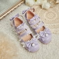 thumbnail image 4 of Cathalem High Heels for Girls Dress Shoes Wedding Party Heel Princess Shoes Flats for Kid (Purple,34), 4 of 6