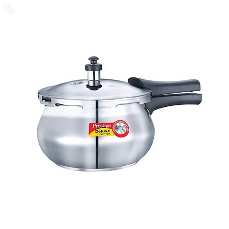 Prestige 2-Liter Deluxe Alpha Induction Base Stainless Steel Baby Handi, Smal...