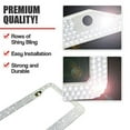 thumbnail image 4 of Zone Tech Shiny Bling License Plate Cover Frame - Crystal Bling Novelty/License Plate Frame with Mounting Screws, 4 of 7