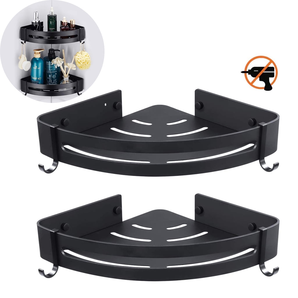 Shower Shelf Corner Shelf Without Drilling,bathroom Shelf Aluminum