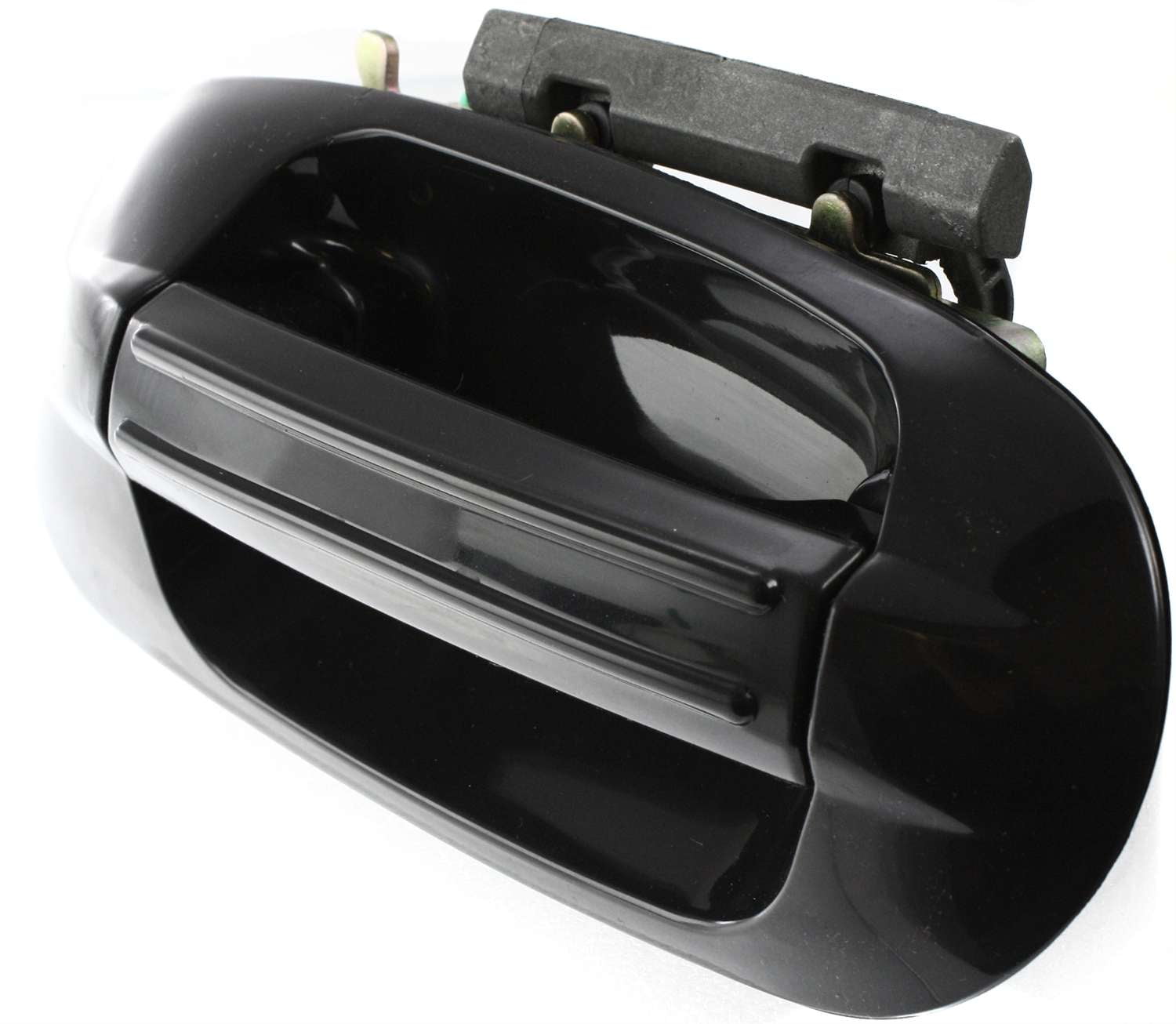 Replacement F491319 Exterior Door Handle Compatible with 2003-2015 Ford Expedition Rear, Right Passenger Smooth Black