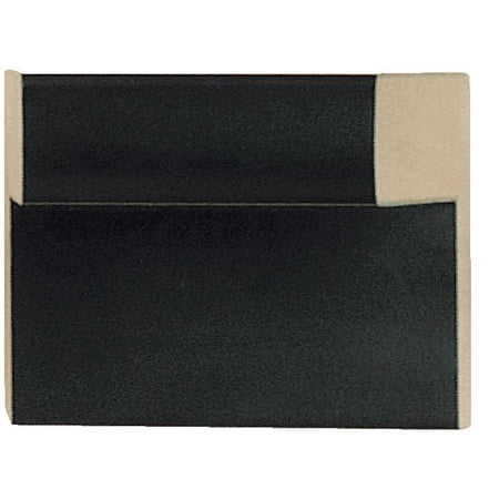 - Canvas Floater Frame Moulding (Wood) - Contemporary Black Finish - 1.75