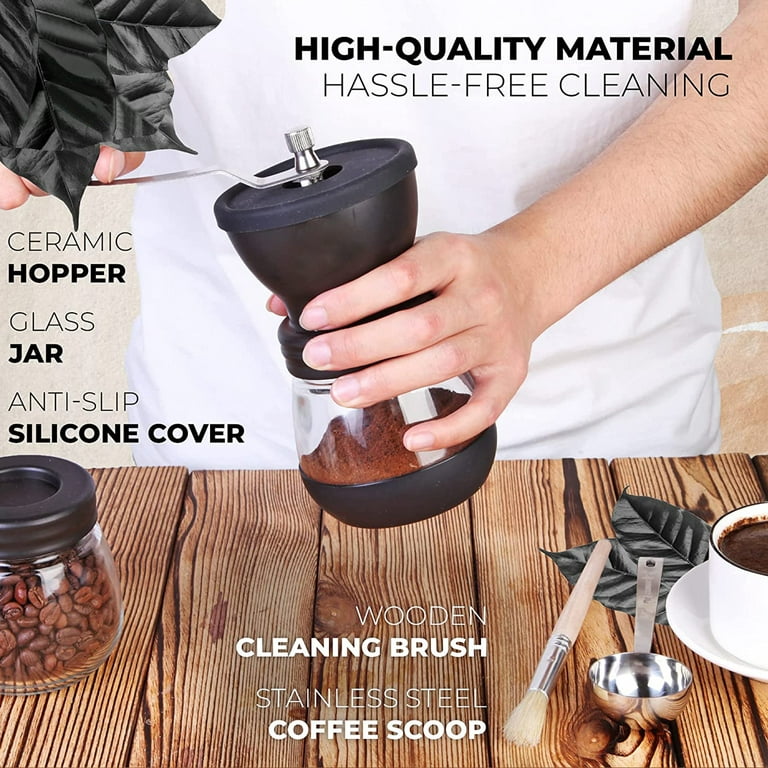 Coffee Grinder Manual Stainless Steel Portable Mini Handmade Coffee Bean  Grinder Professional Coffee Tool Coffee Accessories