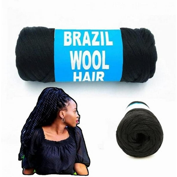 70g/Ball Brazilian Wool Hair Locks Braids Twists Knitting Brazil Wool Hair  Attachment Knitting 