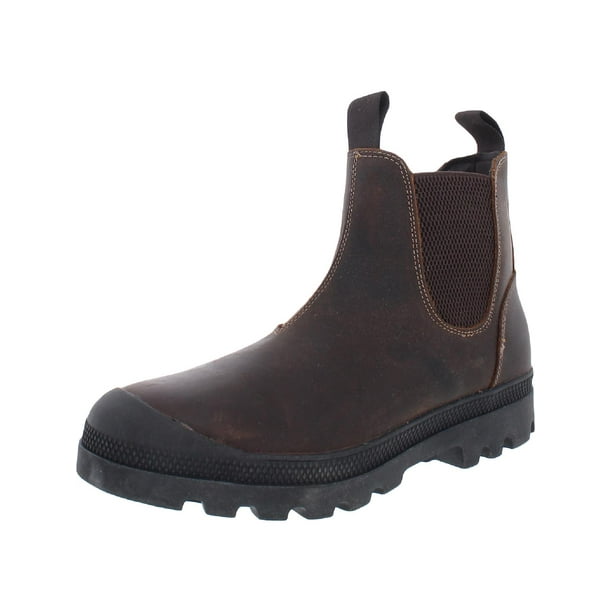 Steve Madden Mens Contract Leather Laceless Chelsea Boots - Walmart.com
