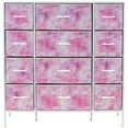 thumbnail image 4 of Sorbus Dresser w/ 12 Drawers - Furniture Storage Chest Tower Unit for Bedroom Tie-Dye Pink, 4 of 5