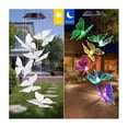 thumbnail image 3 of Lámpara colgante solar con diseño de mariposas, LED multicolor, decoración exterior, 3 of 3