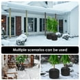 thumbnail image 6 of 2Pcs Oxford Cloth Flower Pot Covers With Drawstring and Zipper Keep Warm Pot Protection Covers Wear Resistant Potted Planting Covers for Frost Cold Weather, 6 of 10