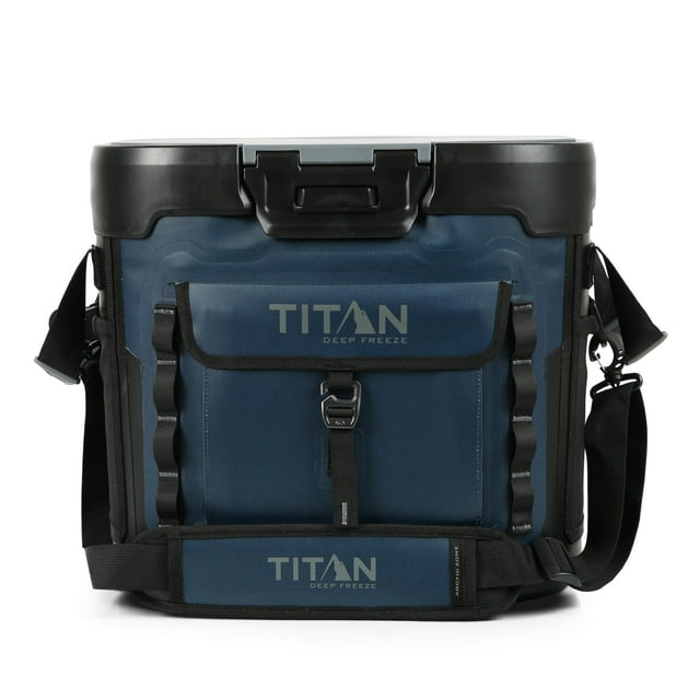Enfriador Titan de Arctic Zone Deep Freeze para 36 latas, color azul