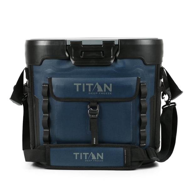 Enfriador Titan de Arctic Zone Deep Freeze para 36 latas, color azul