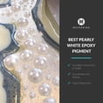 thumbnail image 5 of MEYSPRING Mica Pigment Powder for Epoxy Resin Art White Pearl 50 gm, 5 of 7