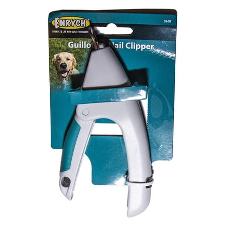 Enrych Guillotine Nail Clipper, Gray & Teal