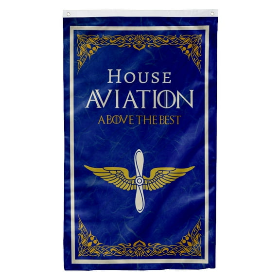 Cayyon House Aviation Flag 3x5Feet Military Banner with 2 Brass Grommets