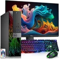 thumbnail image 1 of Restored Dell RGB Gaming Desktop Computer PC, Intel Core i7 6th Gen. Processor, 16GB Ram, 256GB SSD + 1TB HDD, AMD Radeon RX 550, 22" Monitor, BTO RGB KB & Mouse, WiFi, Windows 10 Pro (Refurbished), 1 of 6