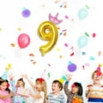 thumbnail image 1 of LSLJS Used for Birthday Party, Anniversary Celebration 32IN Number Decoration, Balloons, 1 of 2