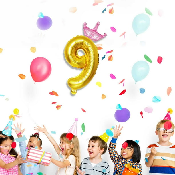 Utilizado para fiesta de cumpleaños, celebración de aniversario, decoración de números de 32 pulgadas. Wmkox8yii HKAHFKAH1295