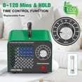 thumbnail image 4 of ERSITROLE Ozone Generator 90,000mg/h, Powerful Ozone Machine with Triple-Layer Ozone Output Plates, O3 Deodorizer for Areas up to, 4 of 7