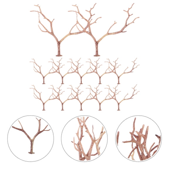 8pcs Artificial Antler Tree Branches, Decorative Antler Shaped Branches for Christmas Holiday Home Decor