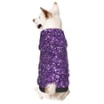thumbnail image 1 of Balery Purple Glitter Sudadera con Capucha para Perros Pequeños – Ropa para Mascotas, Disfraz para Perros y Gatos, Ideal para Fiestas y Cosplay-Small, 1 of 7