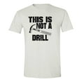 thumbnail image 3 of T-Shirts Man Tops This Is Not A Drill Funny T Shirt Novelty Tools Hammer Woodworking Workout Shirts White XXL, 3 of 3