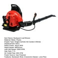 thumbnail image 5 of 63CC Gas Backpack Leaf Blower, 2-Cycle 665CFM 205MPH Gas Powered Engine, Low Vibration and Ergonomic Design with Cruise Control for Outdoor GardenYard Cleaning and Snow Removal, 5 of 9