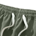 thumbnail image 6 of Zenithor Men's Lightweight Cargo Pants Non-Cuffed Elastic Waist Drawstring Hiking Work Casual Trousers Pockets S-4XL, 6 of 8
