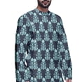 thumbnail image 3 of Atasi Indian Asymmetric Party Wear Kurta With White Churidar Pajama Set For Men, 3 of 3