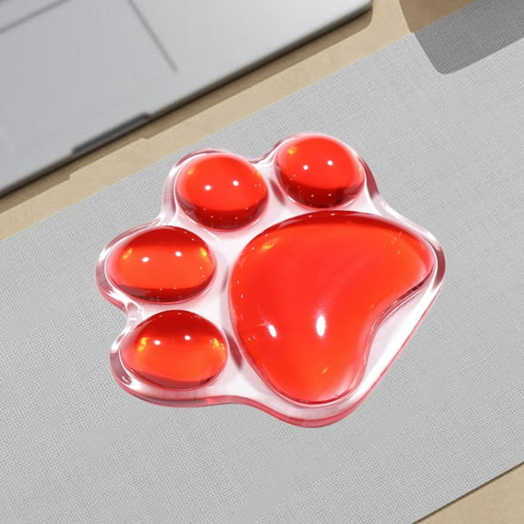 Nsxcdh Cat Claw Mouse Pad,Transparent Soft Wrist Pad for Office and Gaming,Silicone Cool Wrist Rest