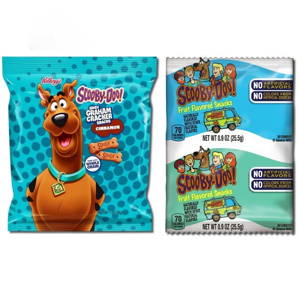 Scooby Whole Grain Graham Crackers & Fruit Snack Made with Real Fruit