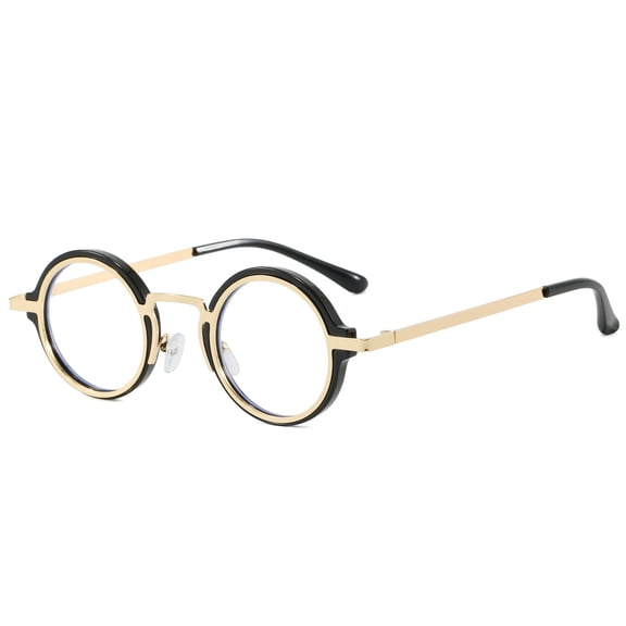 2026 European and American Style Retro Small Round Frame PC Sunglasses Trendy Unisex Concave Shape Street Photography Punk Sunglasses