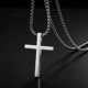 thumbnail image 3 of New Stainless Steel Cross Pendant Necklace for Men Women Minimalist Jewelry Male Female Necklaces Chokers Silver Color, 3 of 5