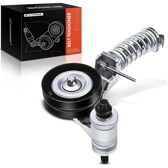 A-Premium Belt Tensioner Assembly with Pulley Compatible with Buick Encore Chevrolet Trax 2013-2020 Sonic 2012-2019 Cruze 2011-2016 1.4L