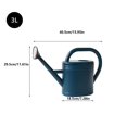 thumbnail image 2 of 3L Plastic Watering Can with Sprinkler Head for Indoor Plants, Garden, Outdoor Plant House Flower, 2 of 6