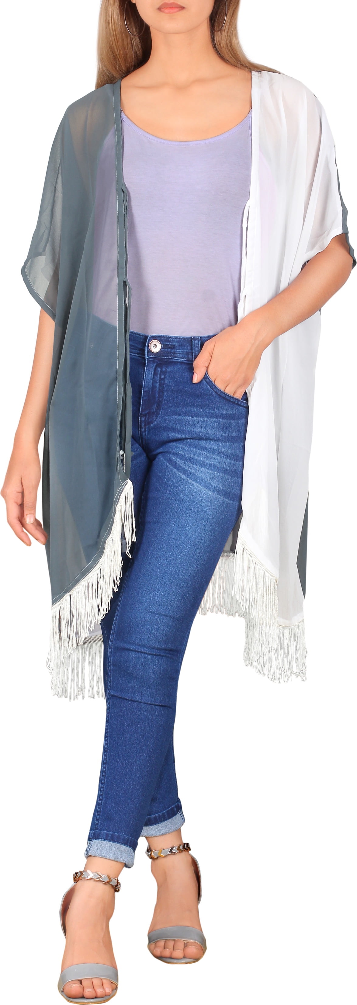 plain kimono cardigan