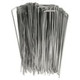 thumbnail image 2 of Garden Stakes, Firm Fixation Rustproof Easy To Install U Shaped Galvanized Steel Landscape Pins  For Sod Roughness 2.5mm/0.10in,Roughness 3mm/0.12in, 2 of 8