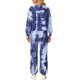 thumbnail image 3 of INSPIRAR CHIC Conjuntos de Sudadera Tie Dye para Mujeres, Sudadera con Capucha, Jogging, Conjunto de 2 Piezas, Talla L Azul, 3 of 7