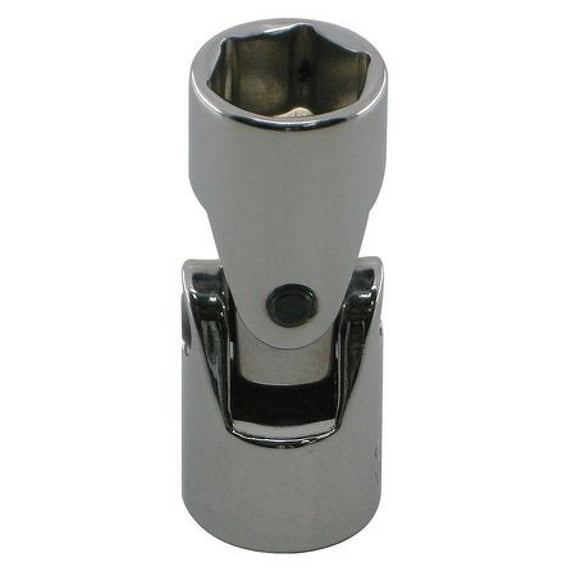 Westward Flex Socket,Steel,Chrome,20mm 10E908