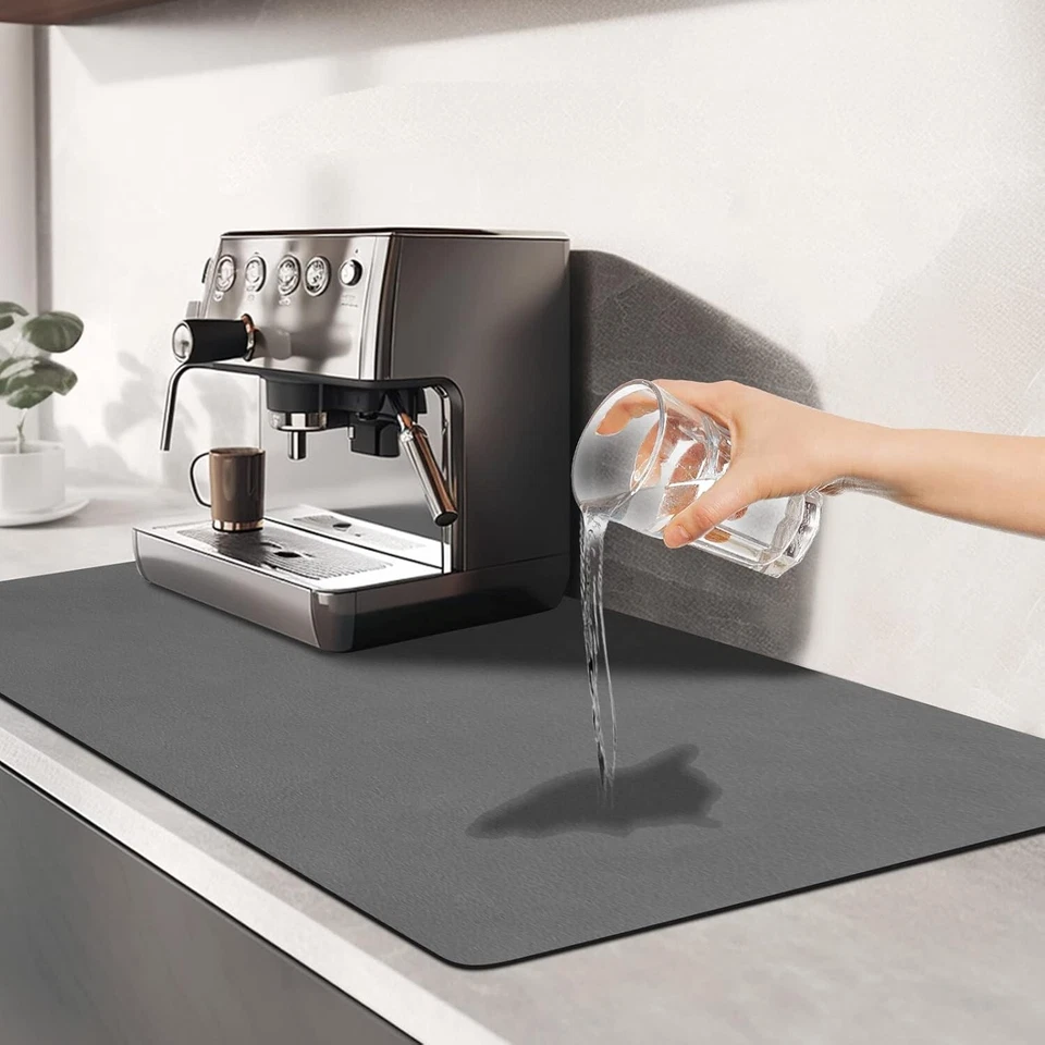 Waterproof Coffee Mat For Countertop, Under Sink Mats Kitchen - 12"*19"