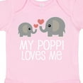 thumbnail image 4 of Inktastic My Poppi Grandpa Loves Me Boys or Girls Baby Bodysuit, 4 of 5