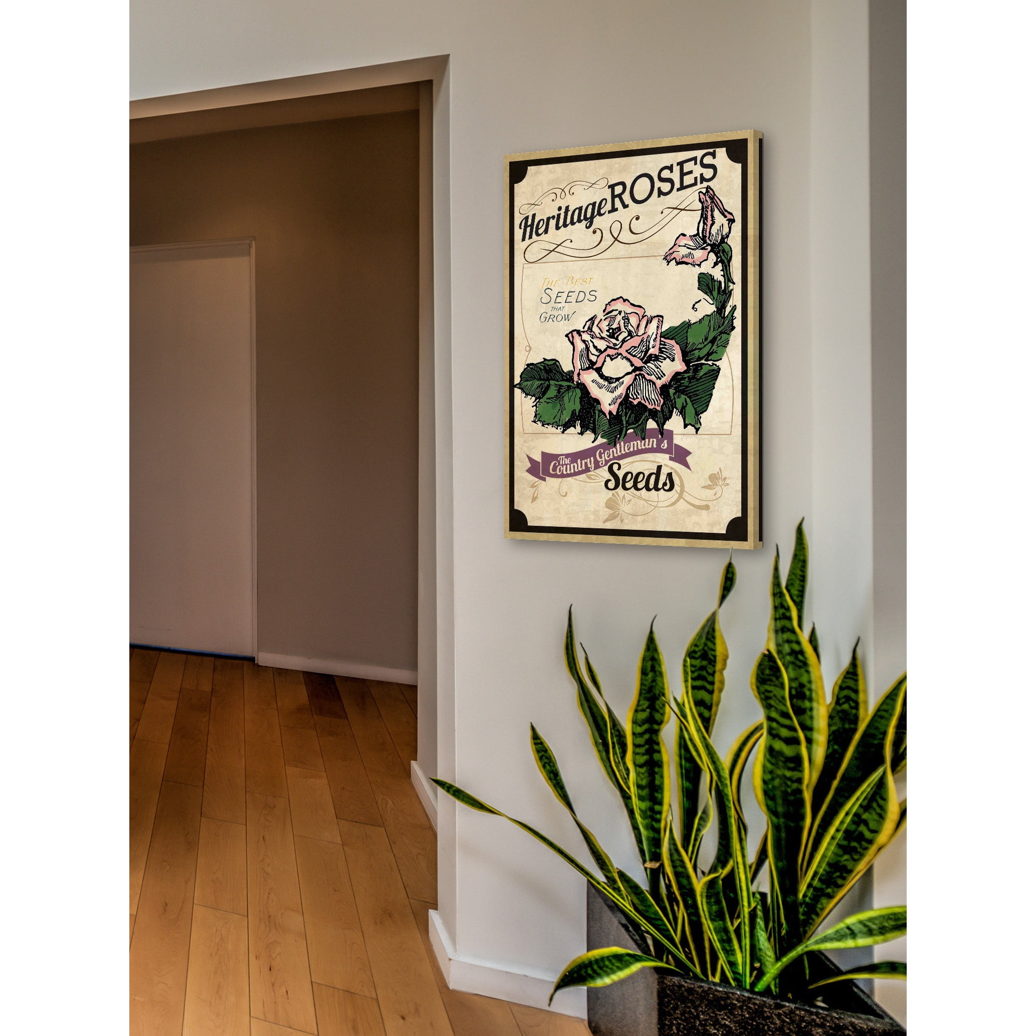 Marmont Hill "Flower Packet Roses" Painting Print on Canvas