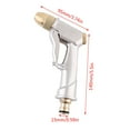 thumbnail image 2 of Adjustable Garden Hose Nozzle, All-metal Construction For Durability, Quick Connect Design, High-pressure Washing Sprayer, Versatile Watering Options, Ideal For Garden Maintenance, 2 of 5
