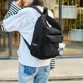 thumbnail image 4 of TAIAOJING Lightweight Backpack for School Casual Shoulder Corduroy Backpack Student Fashion Bag Womens Bag Youth Simple Fashion Shoulder Bag, 4 of 6