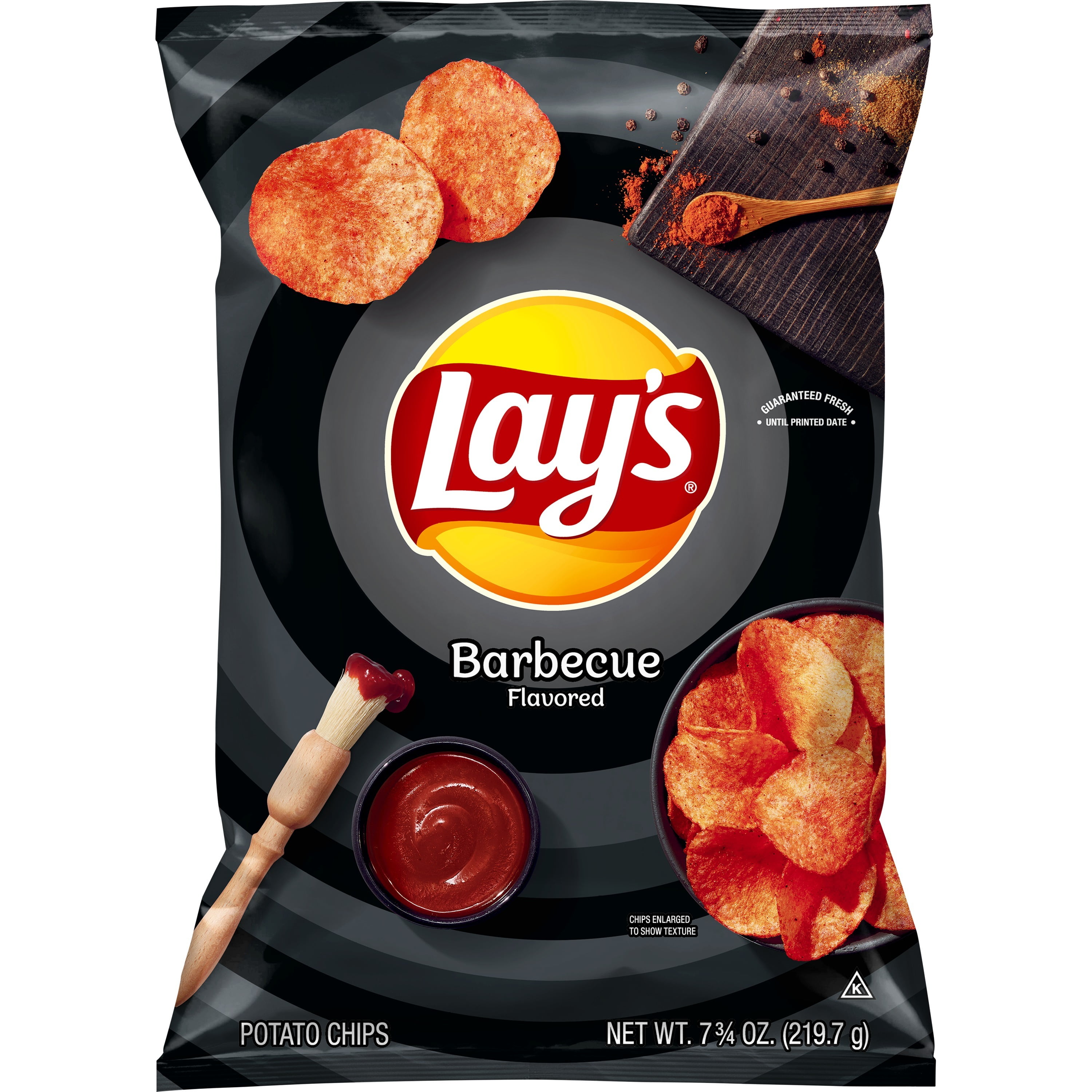 Lay s Potato Chips Barbecue Flavor 7 75 Oz Bag Walmart