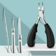 thumbnail image 2 of Juego de cortaúñas para uñas de los pies, cortaúñas para uñas de los pies, cortaúñas de acero inoxidable Negro, 2 of 9