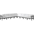 thumbnail image 1 of Meridian Furniture Nizuc White Outdoor Patio Modular Sectional, 1 of 8