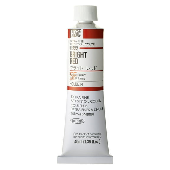 Holbein Artists' Oil Color, 40ml, Bright Red